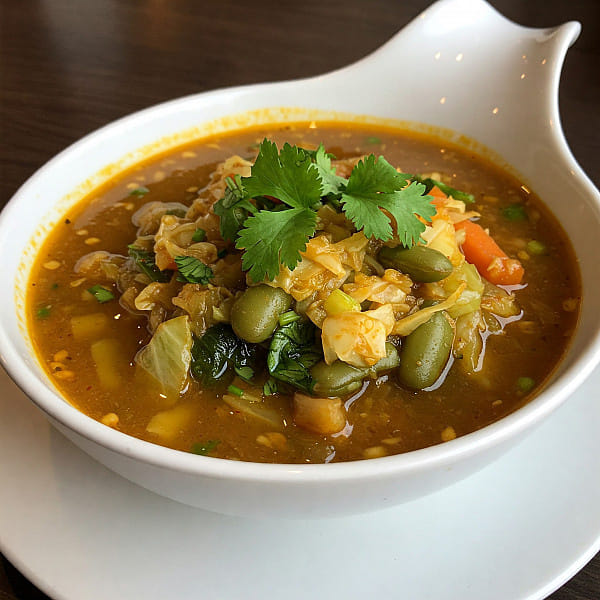 Garlic Machow Soup