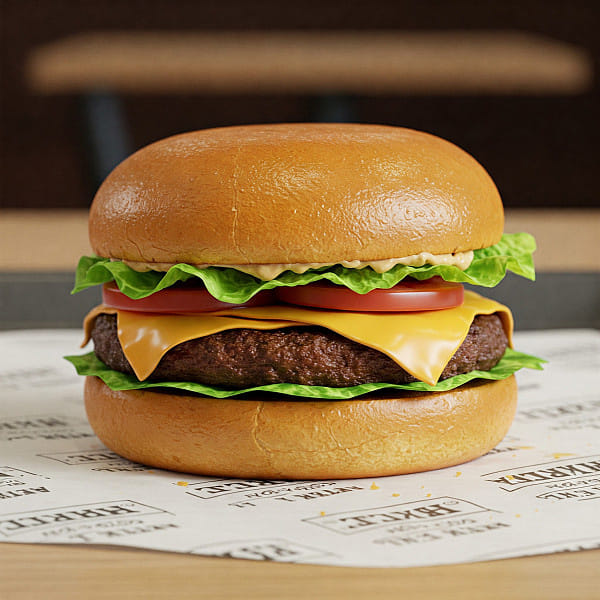 Cheese Explosion Burger