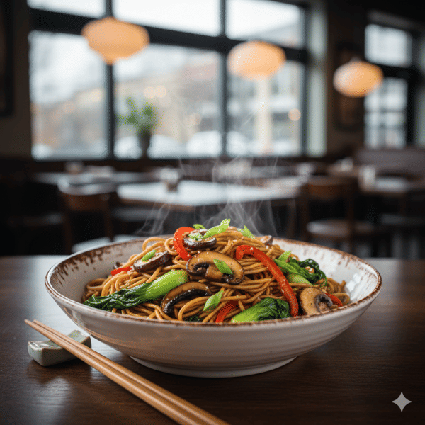 Mushroom Noodles